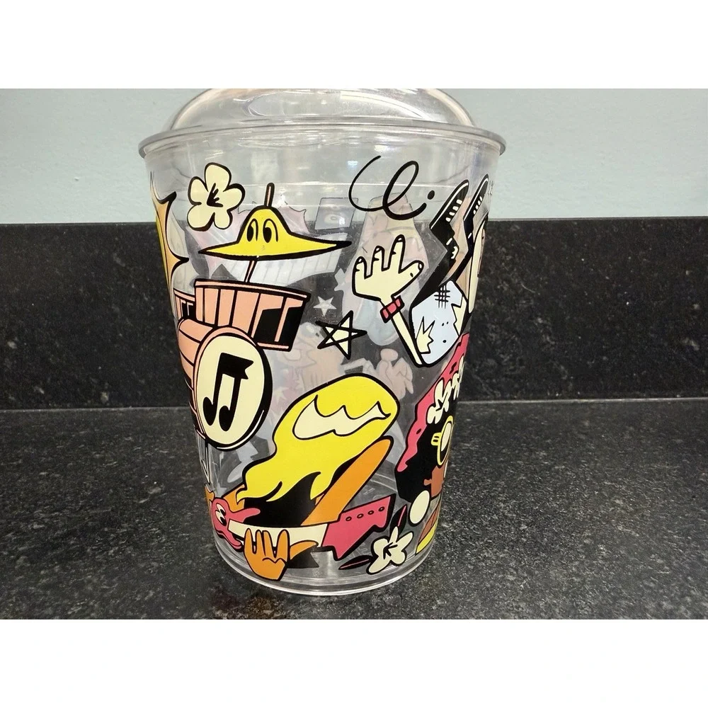 LIVE NATION Cocktail Juice Shaker Cup w/Shot Glass Upper Hand Art Brian Butler